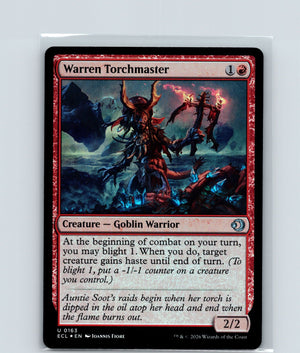 Warren Torchmaster Foil U Lorwyn Eclipsed 163 NM