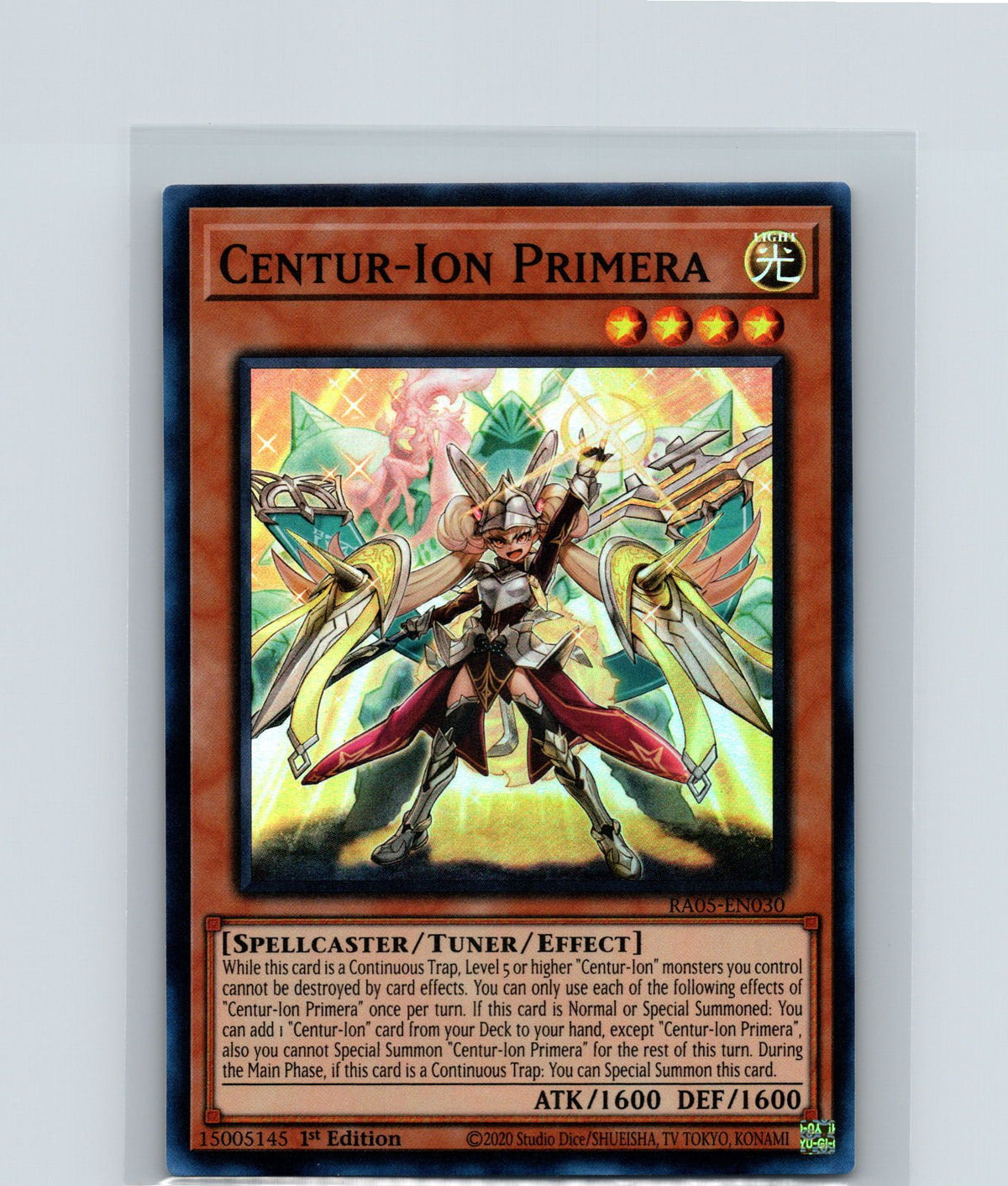 Centur-Ion Primera Super Rare Rarity Collection 5 RA05-EN030 NM
