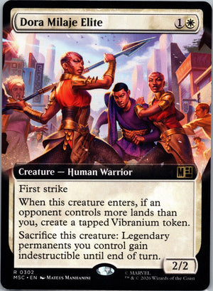 Dora Milaje Elite (Extended Art) R Commander: Marvel Super Heroes 302 NM