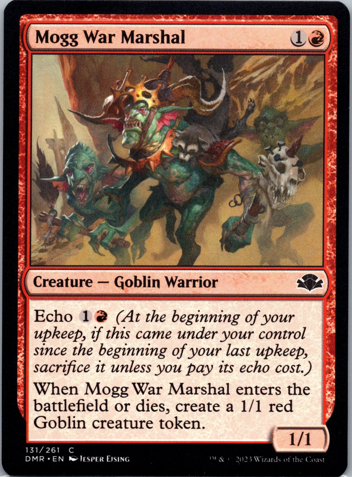 Mogg War Marshal C Dominaria Remastered 131 NM