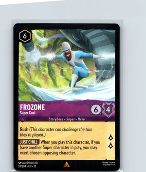 Frozone - Super Cool Rare Wilds Unknown 59/204 NM