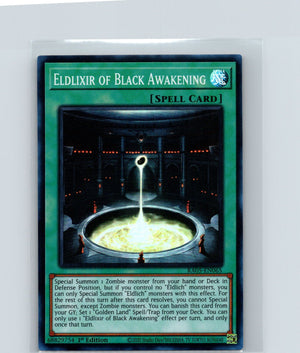 Eldlixir of Black Awakening Super Rare Rarity Collection 5 RA05-EN065 NM