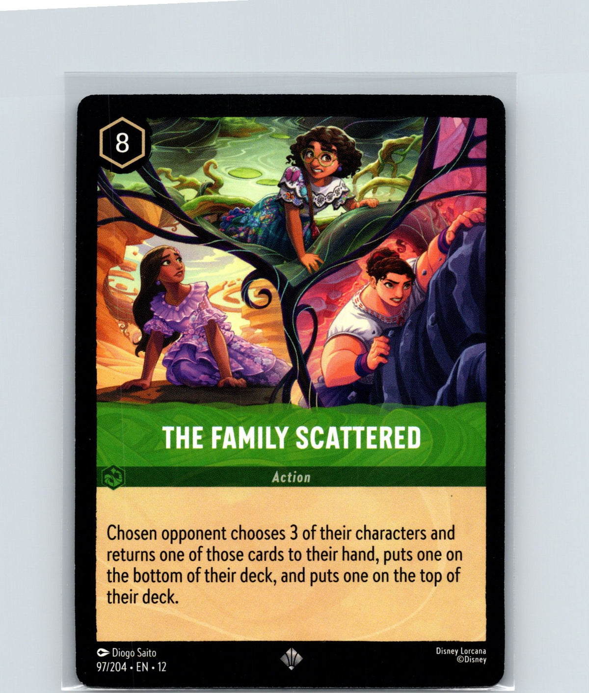 The Family Scattered Super Rare Wilds Unknown 97/204 NM