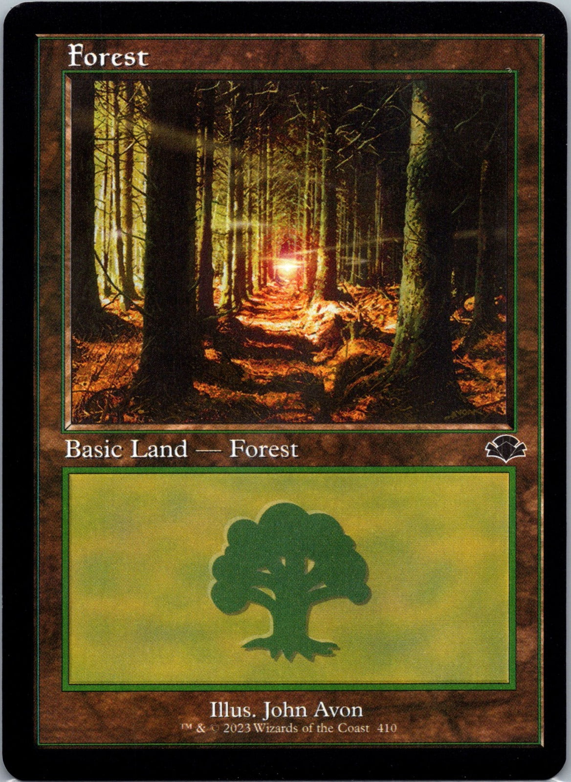 Forest (Retro Frame) L Dominaria Remastered 410 NM