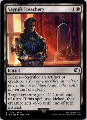 Vayne's Treachery C FINAL FANTASY 124 NM