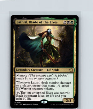 Lathril, Blade of the Elves R Foundations 242 NM