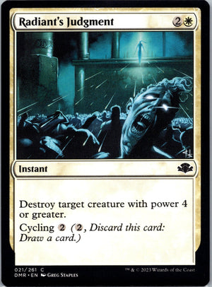 Radiant's Judgment C Dominaria Remastered 21 NM