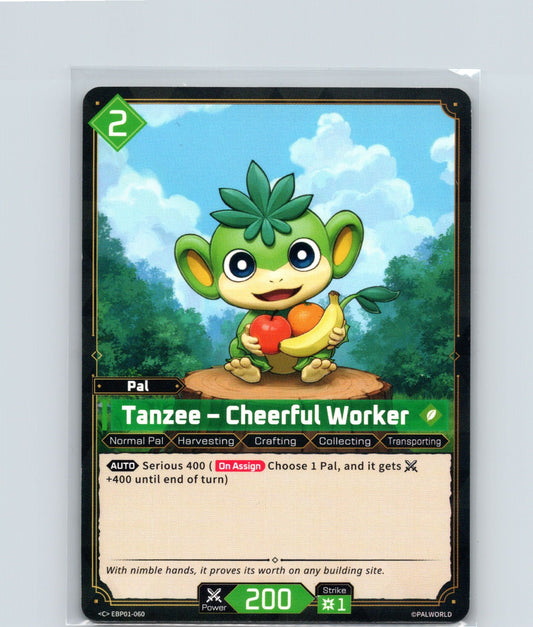 Tanzee - Cheerful Worker Common BP01: Dawn of Palpagos EBP01-060 NM