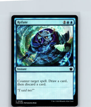 Refute Foil C Foundations 48 NM