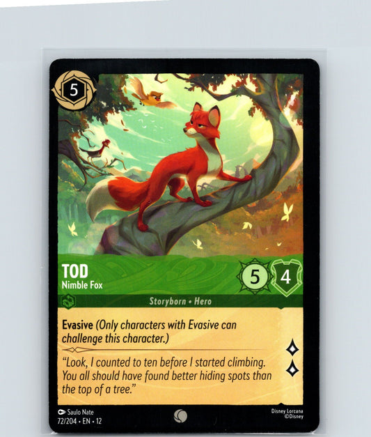 Tod - Nimble Fox Common Wilds Unknown 72/204 NM