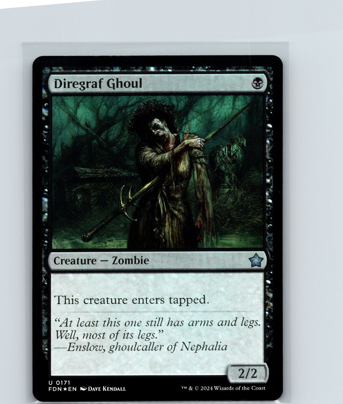 Diregraf Ghoul Foil U Foundations 171 NM