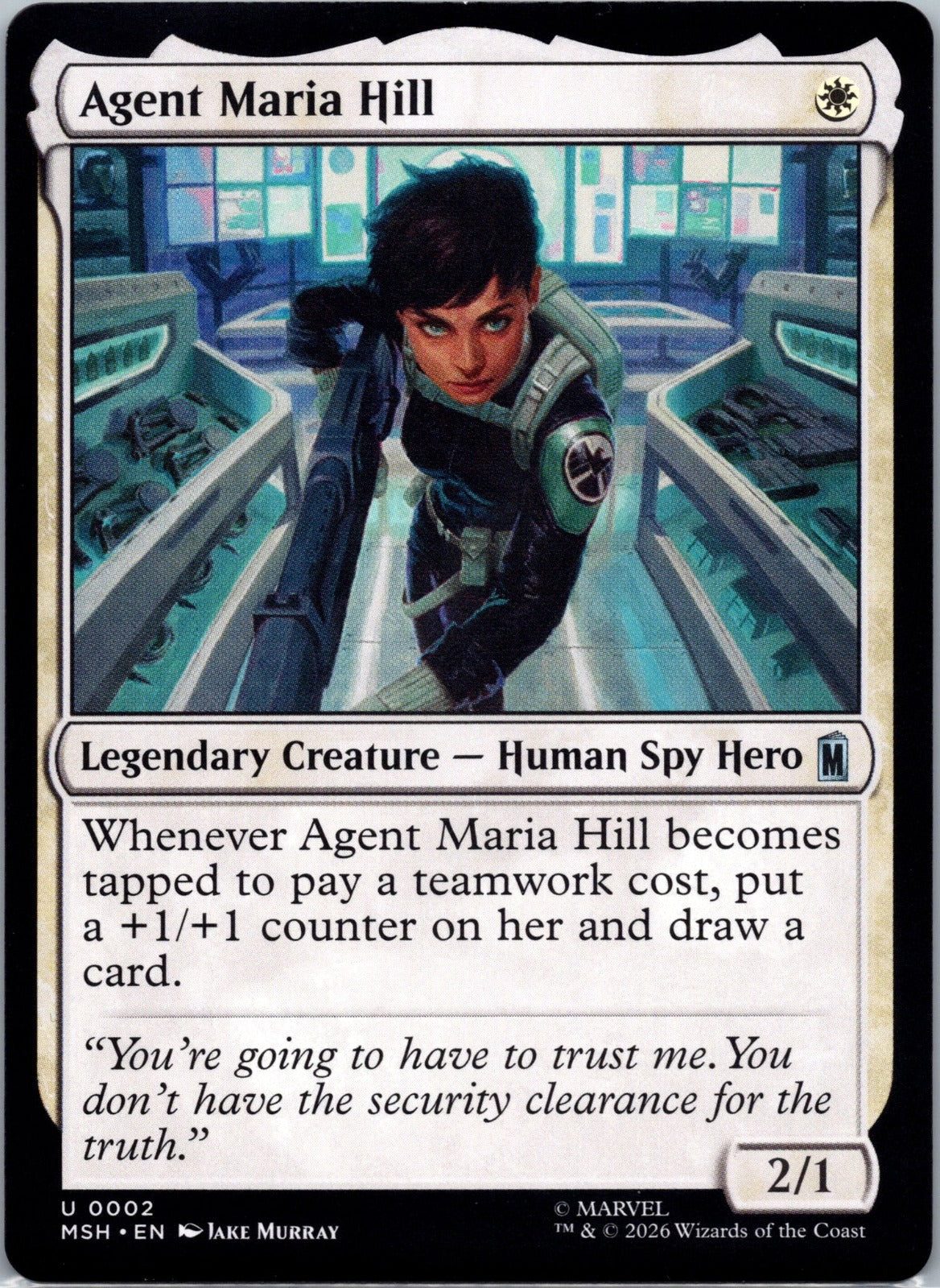 Agent Maria Hill U Marvel Super Heroes 2 NM