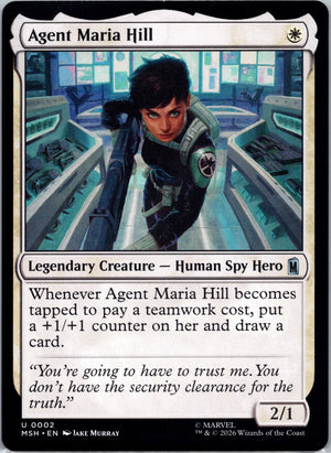 Agent Maria Hill U Marvel Super Heroes 2 NM