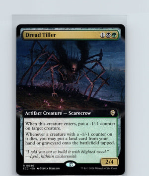 Dread Tiller (Extended Art) R Commander: Lorwyn Eclipsed 40 NM