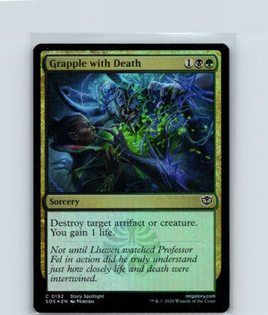 Grapple with Death Foil C Secrets of Strixhaven 192 NM