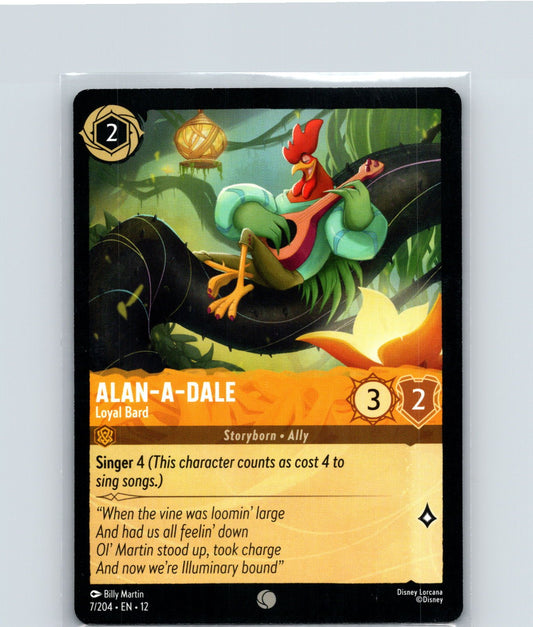 Alan-a-Dale - Loyal Bard Common Wilds Unknown 7/204 NM