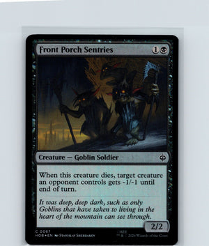 Front Porch Sentries Foil C The Hobbit 67 NM