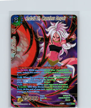 Android 21, Ceaseless Despair (SPR) Foil Special Rare Power Absorbed BT20-143 NM
