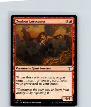Zealous Lorecaster C Secrets of Strixhaven 137 NM